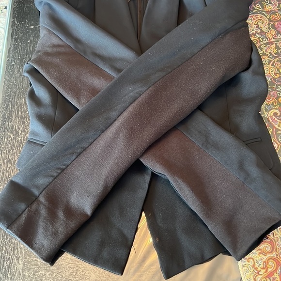 Bcbgmaxazria Black Open Front Waterfall Blazer/Jacket Size S - Picture 15 of 16